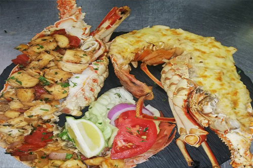 Langouste gratinée restaurant azazga