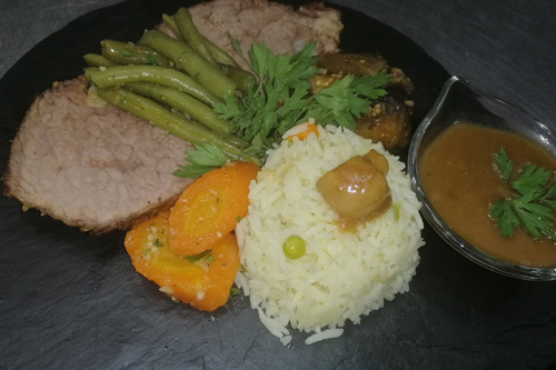 plat Hamburger Royal restaurant azazga